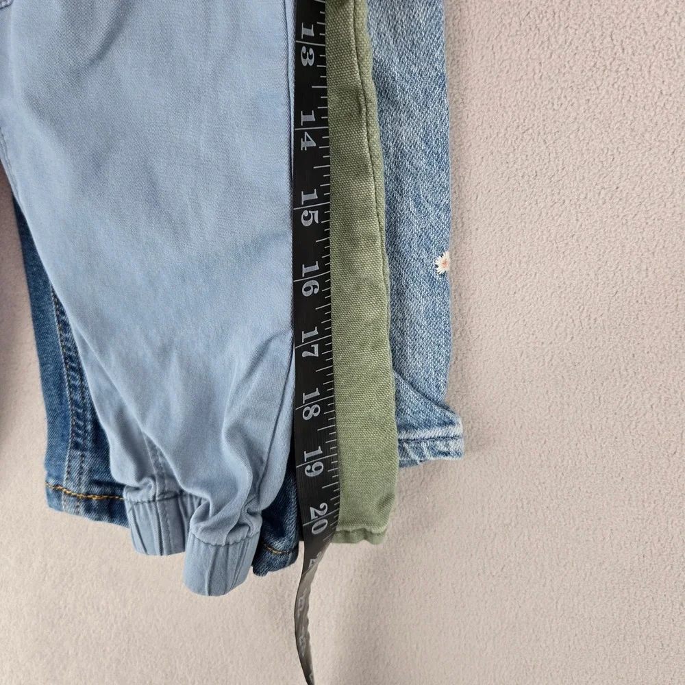 Toddler Girls Pants Lot Size 3T Cat & Jack GAP Denim Jeans Joggers 4 Piece